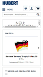 Mobile Screenshot of hubert-online.ch